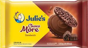 JULIE'S CHOCO MORE SANDWICH 132G