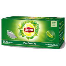 LIPTON GREEN TEA TEABAGS 25'S(25X2G)