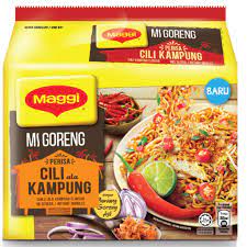 MAGGI INSTANT FRIED NOODLES CILI KAMPUNG FLAVOUR 5X78G
